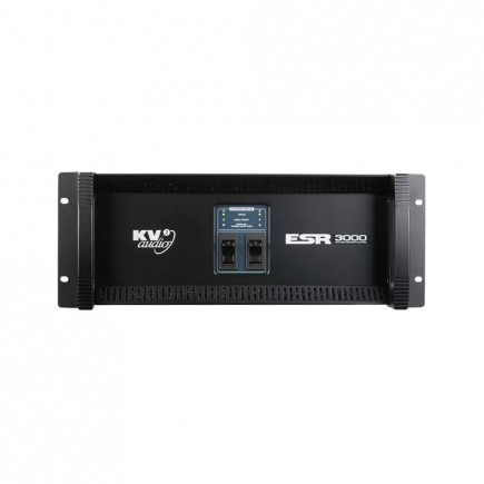 KV2 Audio ESR3000mkII Wzmacniacz, kontroler systemu ESR 2x1300W tri-amp